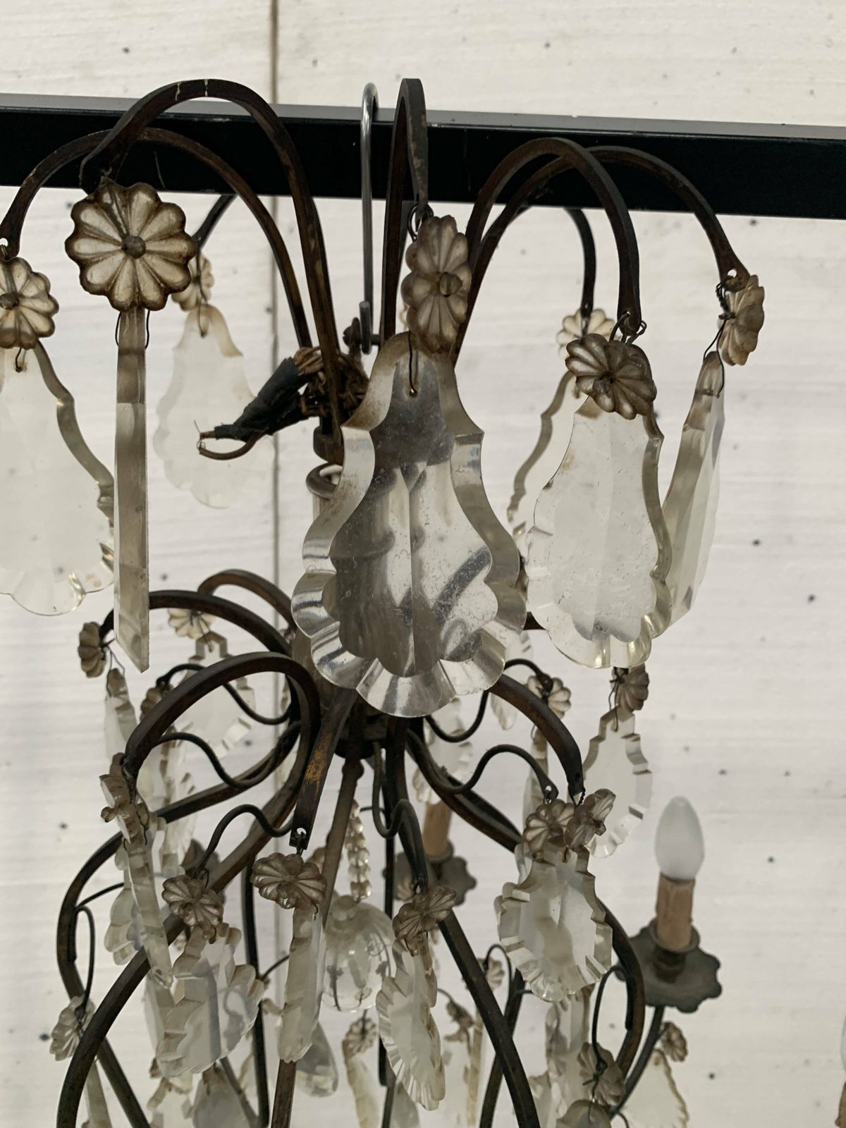 photo furniture Louis XV Style Cage Chandelier 20th Century Pendant Chandelier