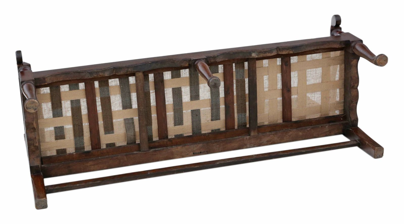 photo furniture Antique Fine Quality Georgian Oak Settle Bench Seat C.1790 – Elegant 18th Century Furniture