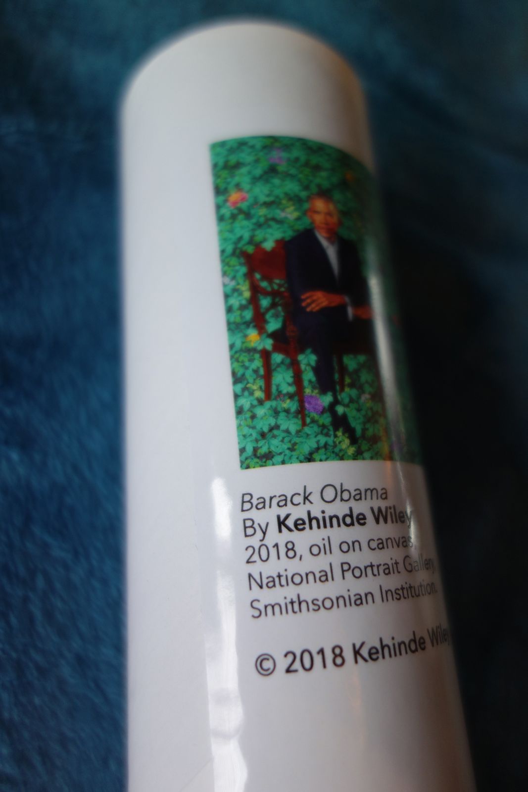 Kehinde Wiley. Barack Obama Poster photo furniture