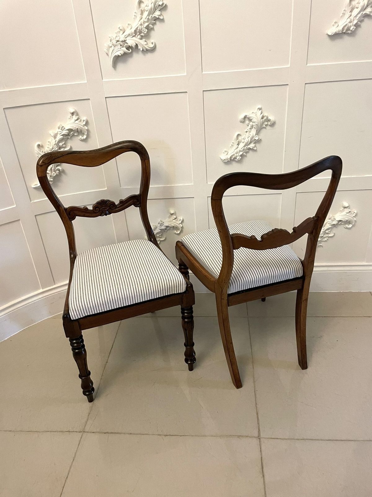 2695.0 Set Of Six Antique 19th Century Quality Rosewood Dining Chairs photo