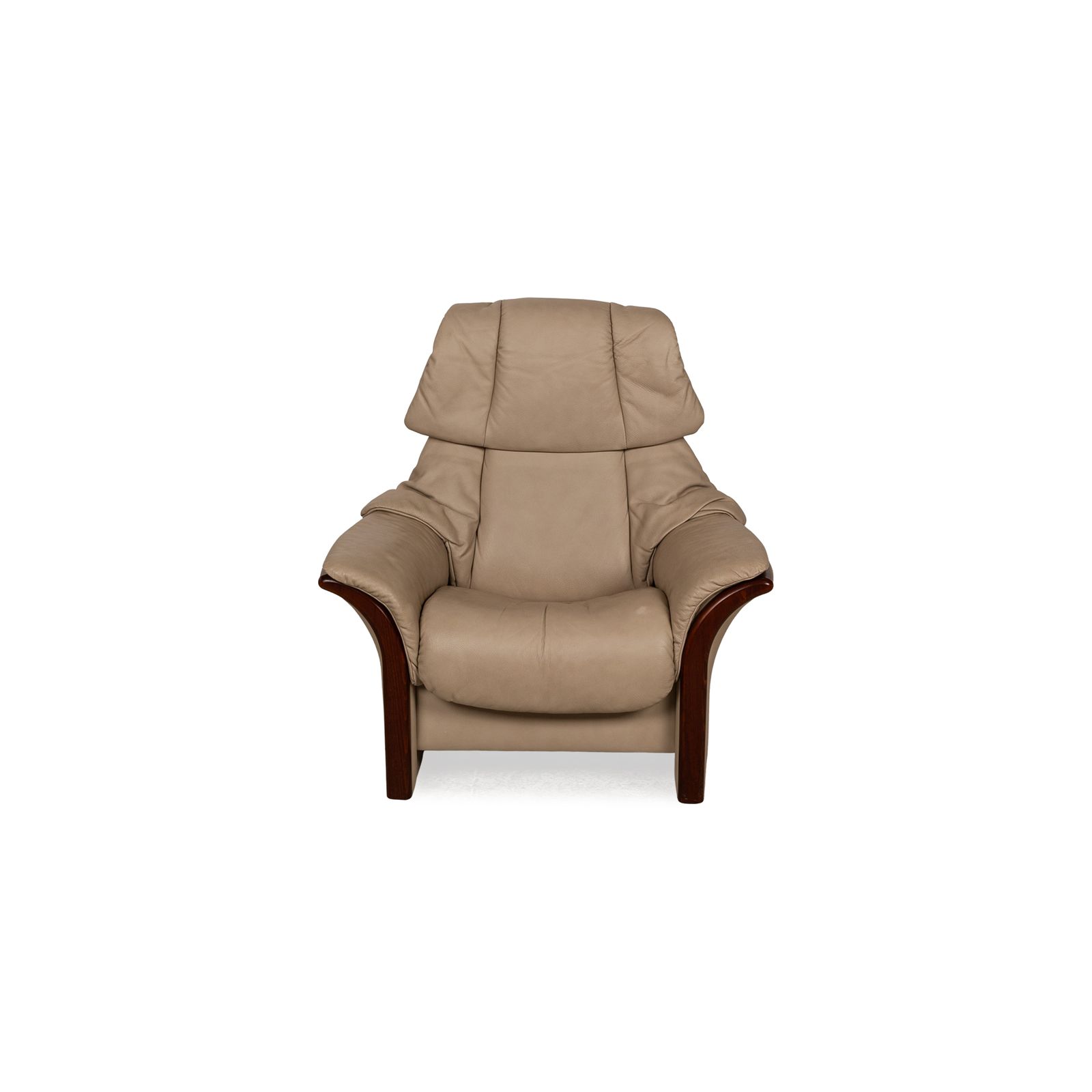 Mobilier Fauteuil Stressless Eldorado en cuir beige, fonction manuelle photo