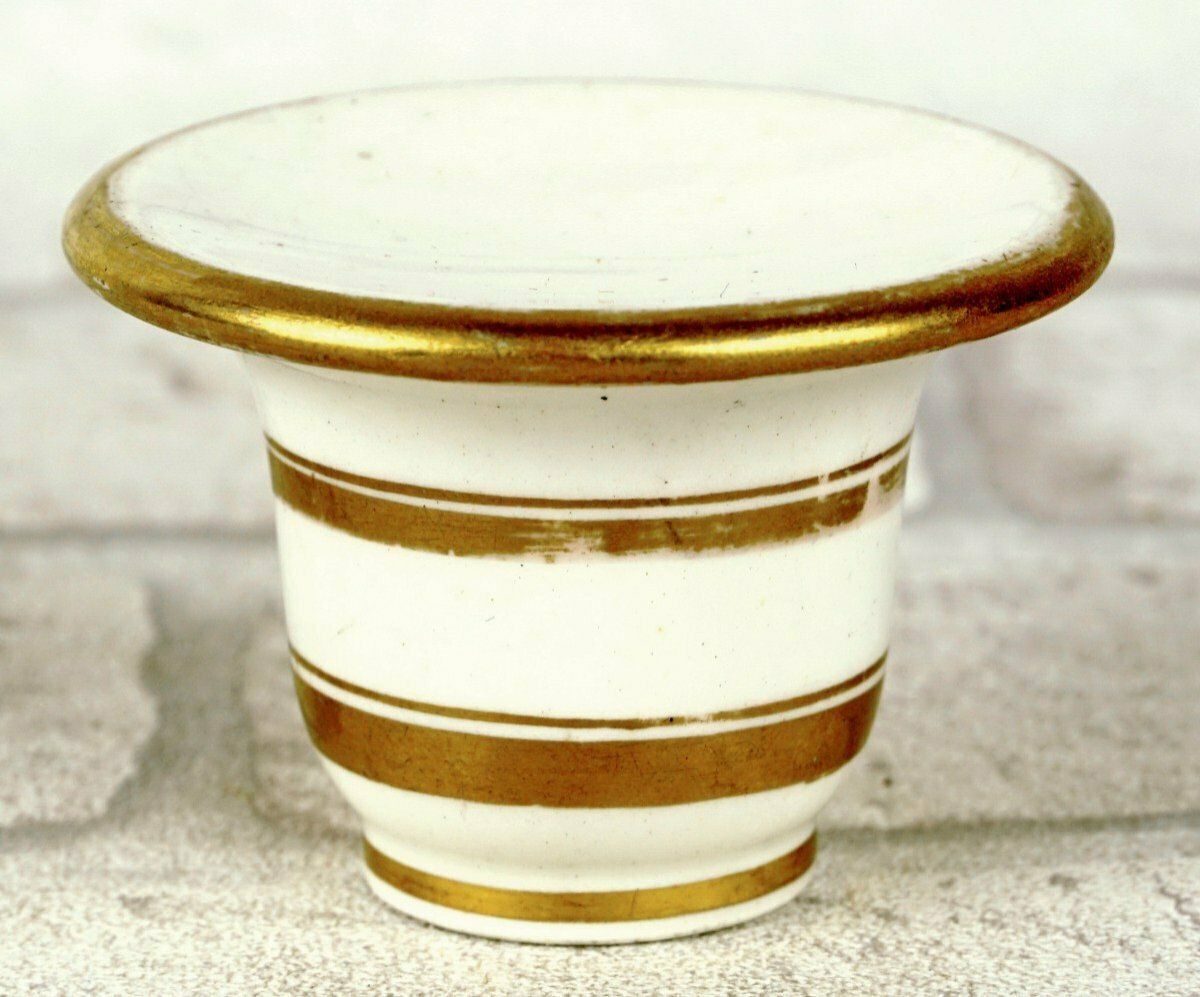 Rare Paris Porcelain Makeup Mortar   Undetermined Manufacturer   Empire Period photo furniture