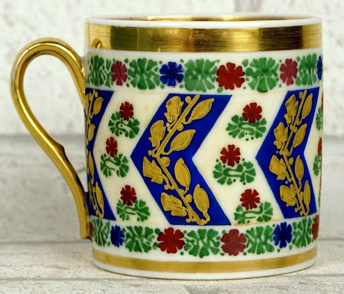 Paris Porcelain Cup And Saucer   Early 19th Century photo Home Decor