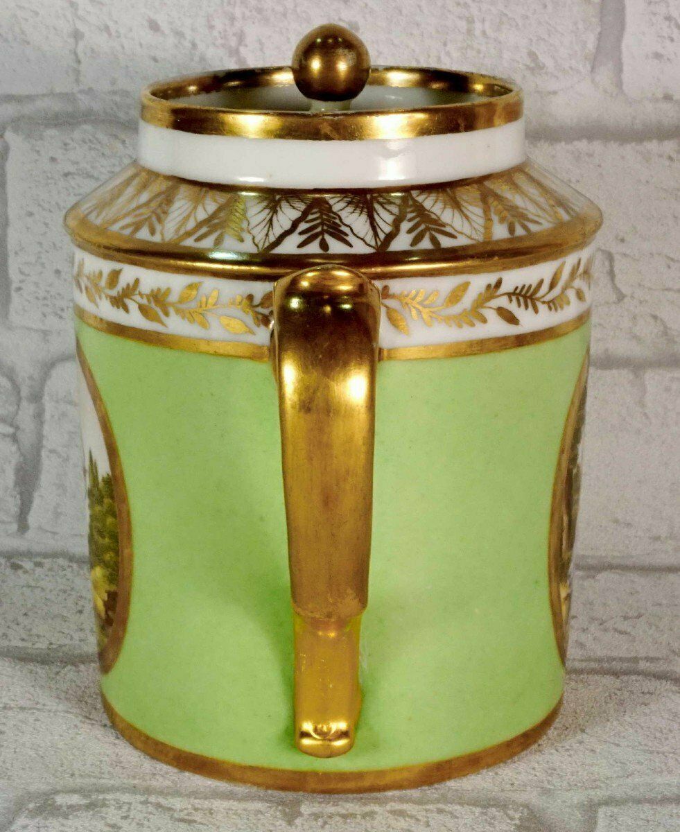 Paris Porcelain Coffee Pot / Teapot   Early 19th Century photo Home Decor