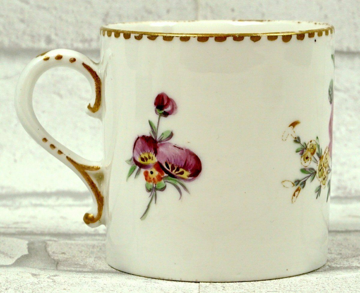 Porcelain Cup And Saucer From Locre   18th Century photo Home Decor
