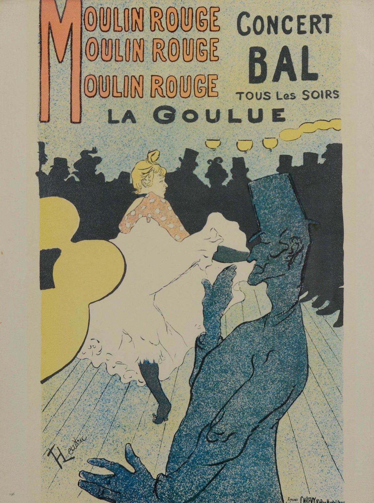 Henri De Toulouse Lautrec   Three Vintage Framed Prints photo for sale