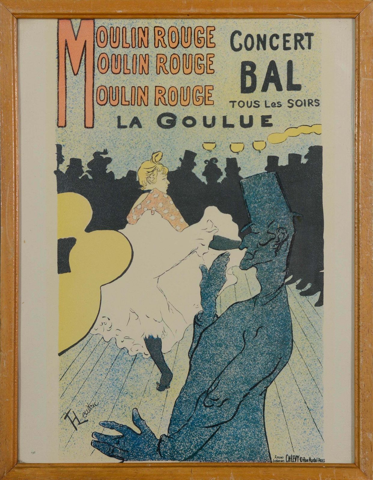 Henri De Toulouse Lautrec   Three Vintage Framed Prints photo Art