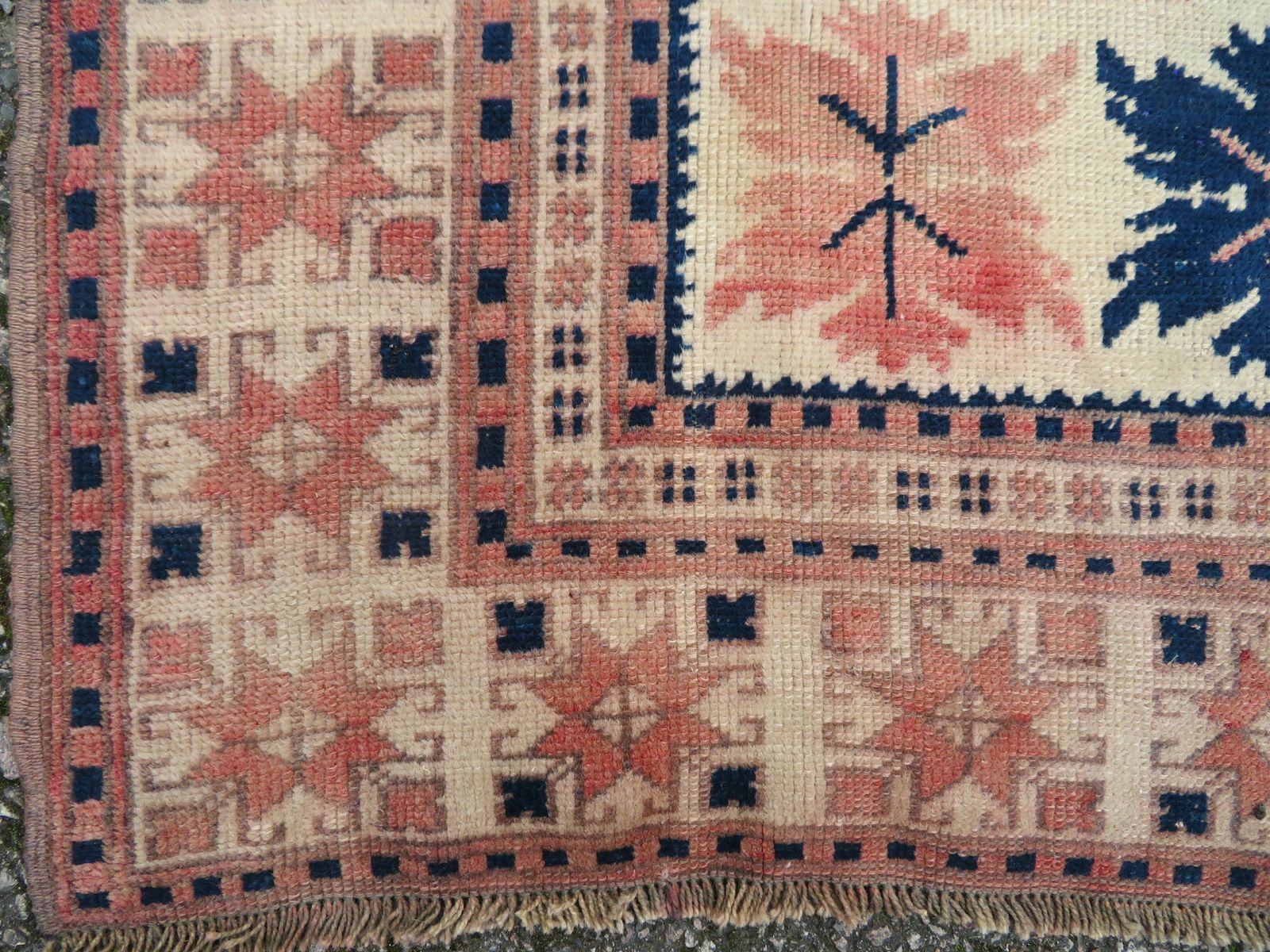 Rare Ivory Ground Antique Turkish Manastir Prayer Rug. North West Anatolia. 175cm X 102cm. photo vintage