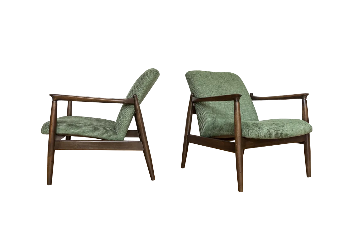 photo vintage Vintage Armchairs "Gfm 64" By Edmund Homa, Poland, 1960s
