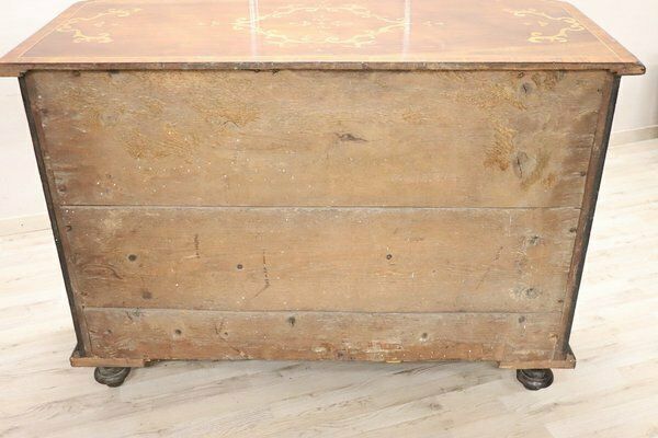 Antique Chest Of Drawers In Inlaid Walnut, 17th Century photo buy