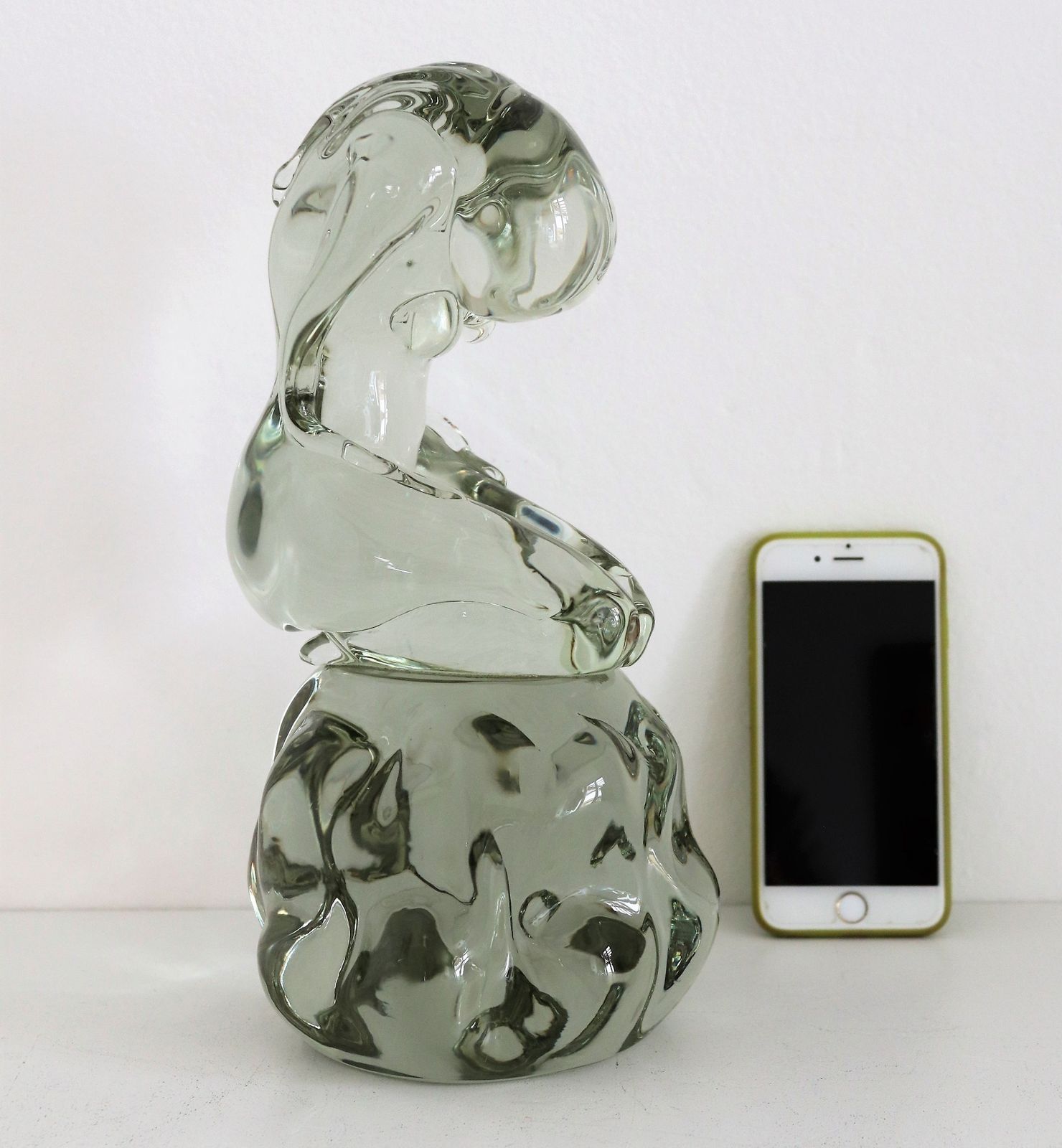 Pino Signoretto Murano Glass Sculpture Of  Woman photo for sale
