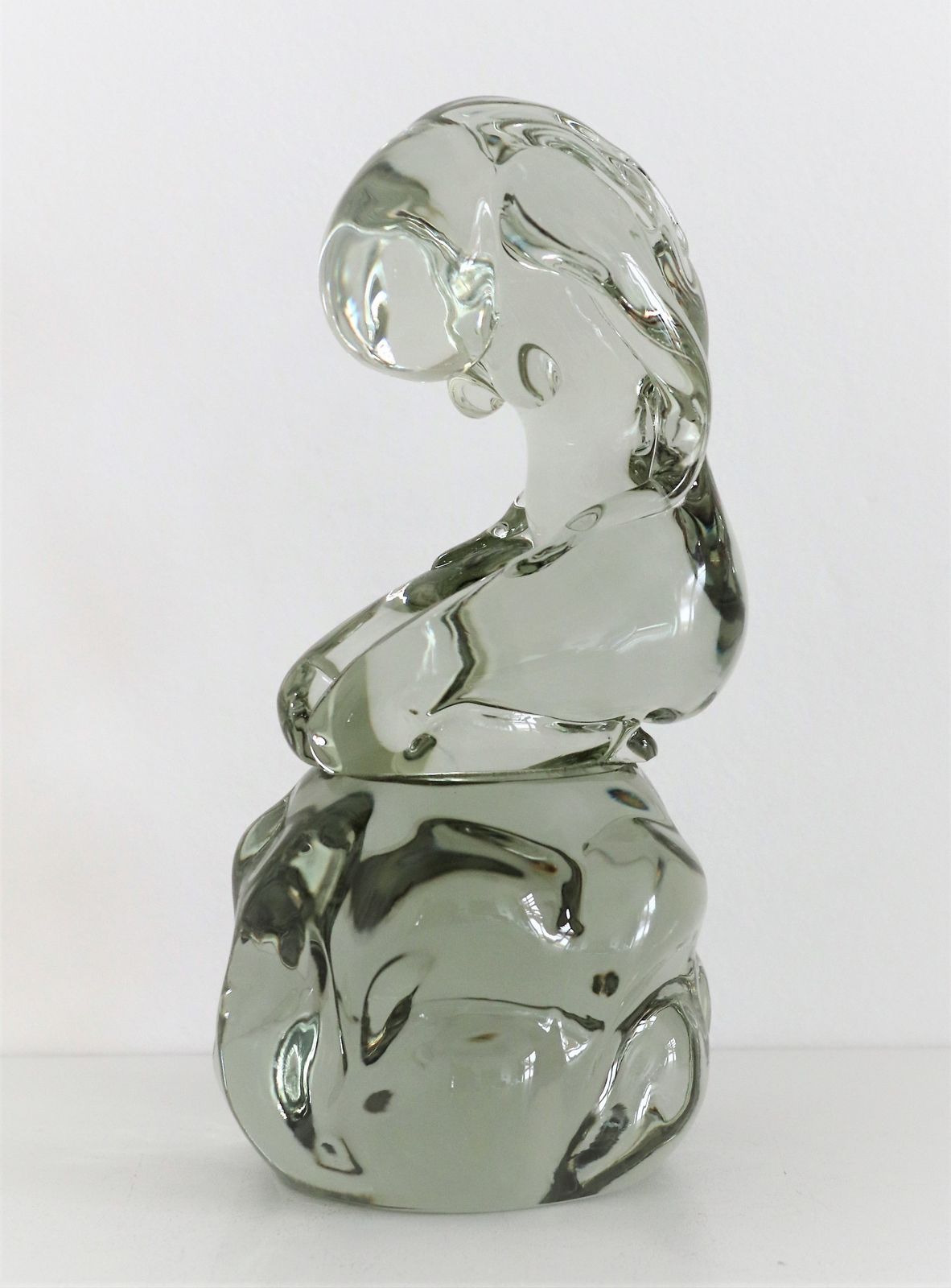 Pino Signoretto Murano Glass Sculpture Of  Woman photo Home Decor