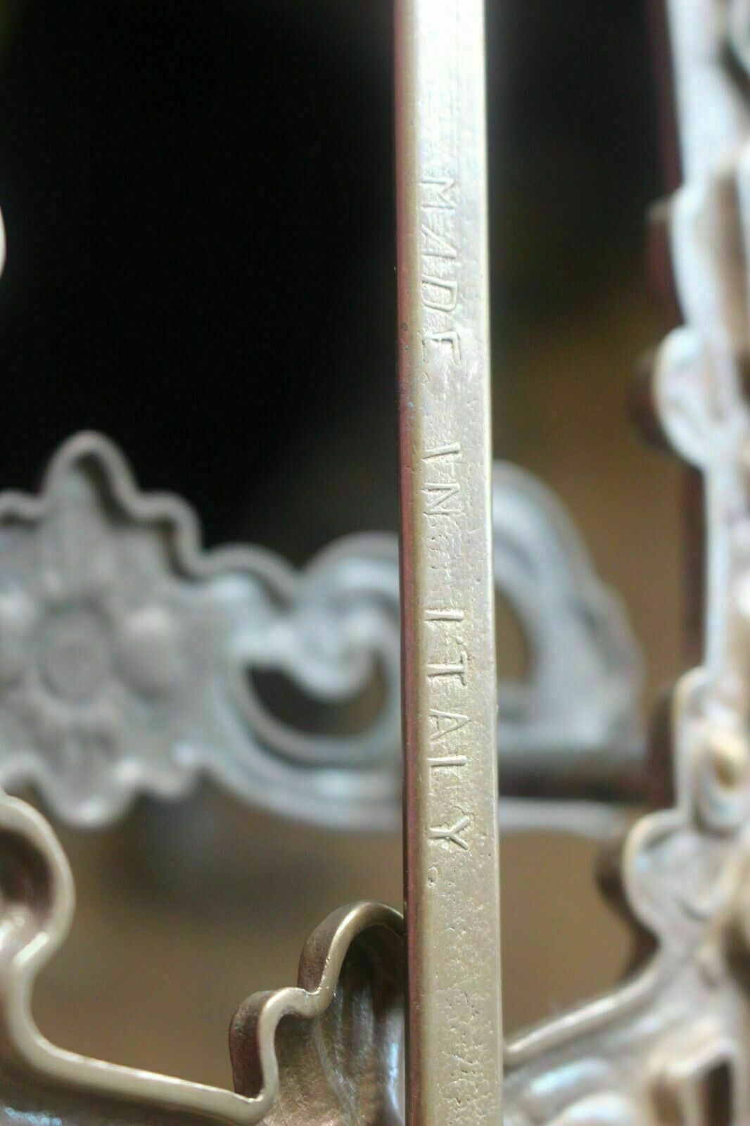 Home Decor Original Italian Brass Display/Picture Easel Baroque Italian Victorian From Rome photo