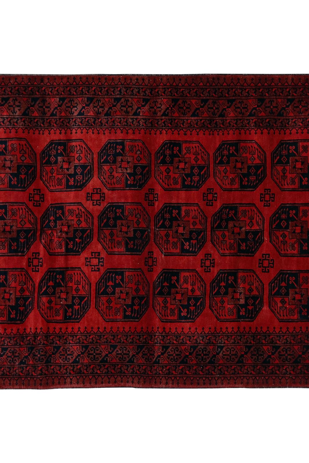 Tribal Afghan Hand Knotted Rug 6'9'' X 9'9'' photo 1500.0