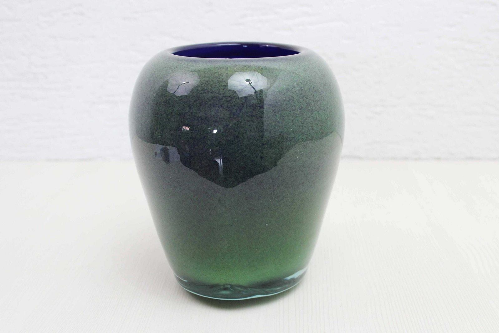 Italian Murano Glass Vase, 1970s Murano Vase photo for sale