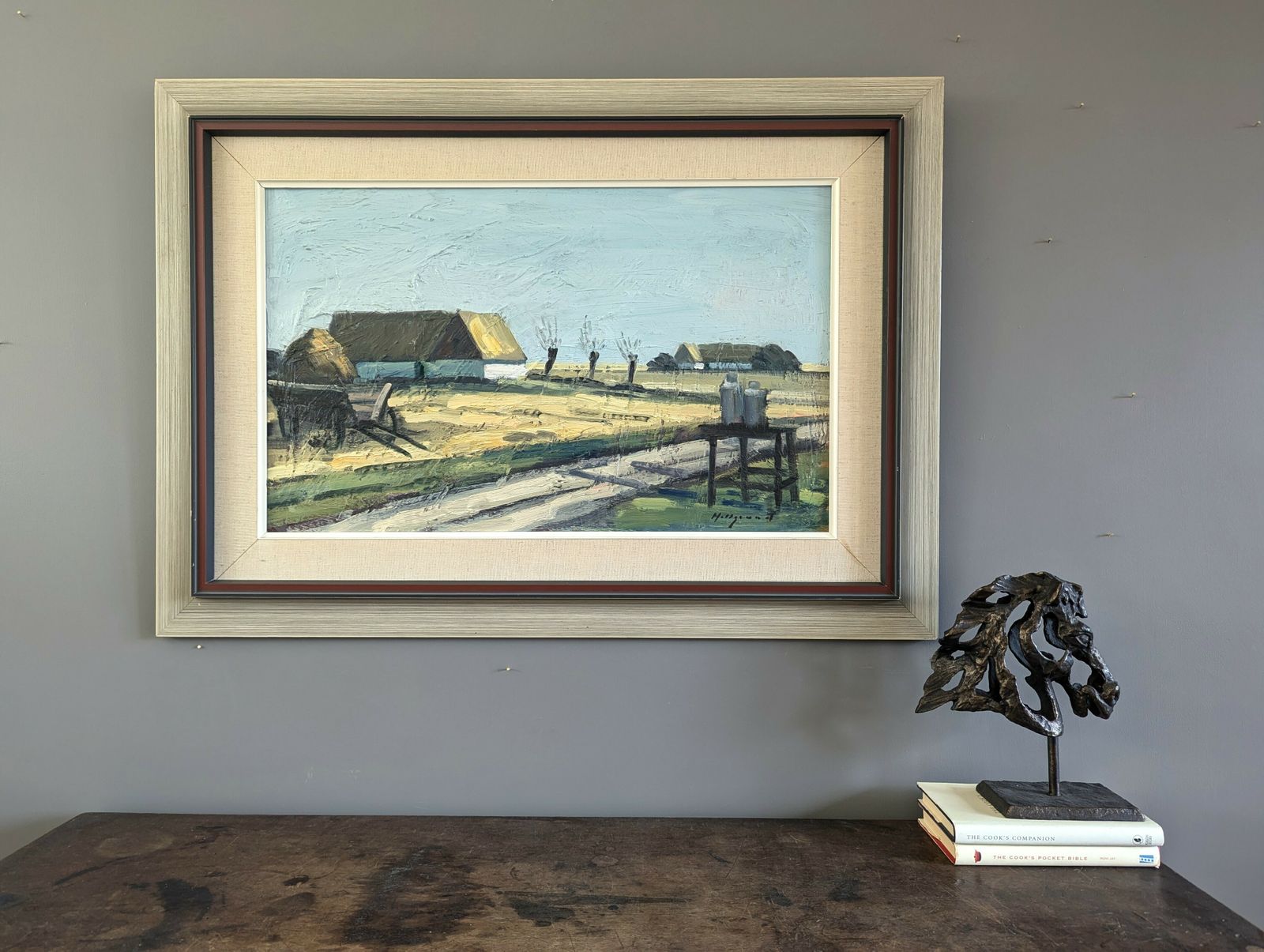 Quiet Days On The Farm Oil Painting photo furniture
