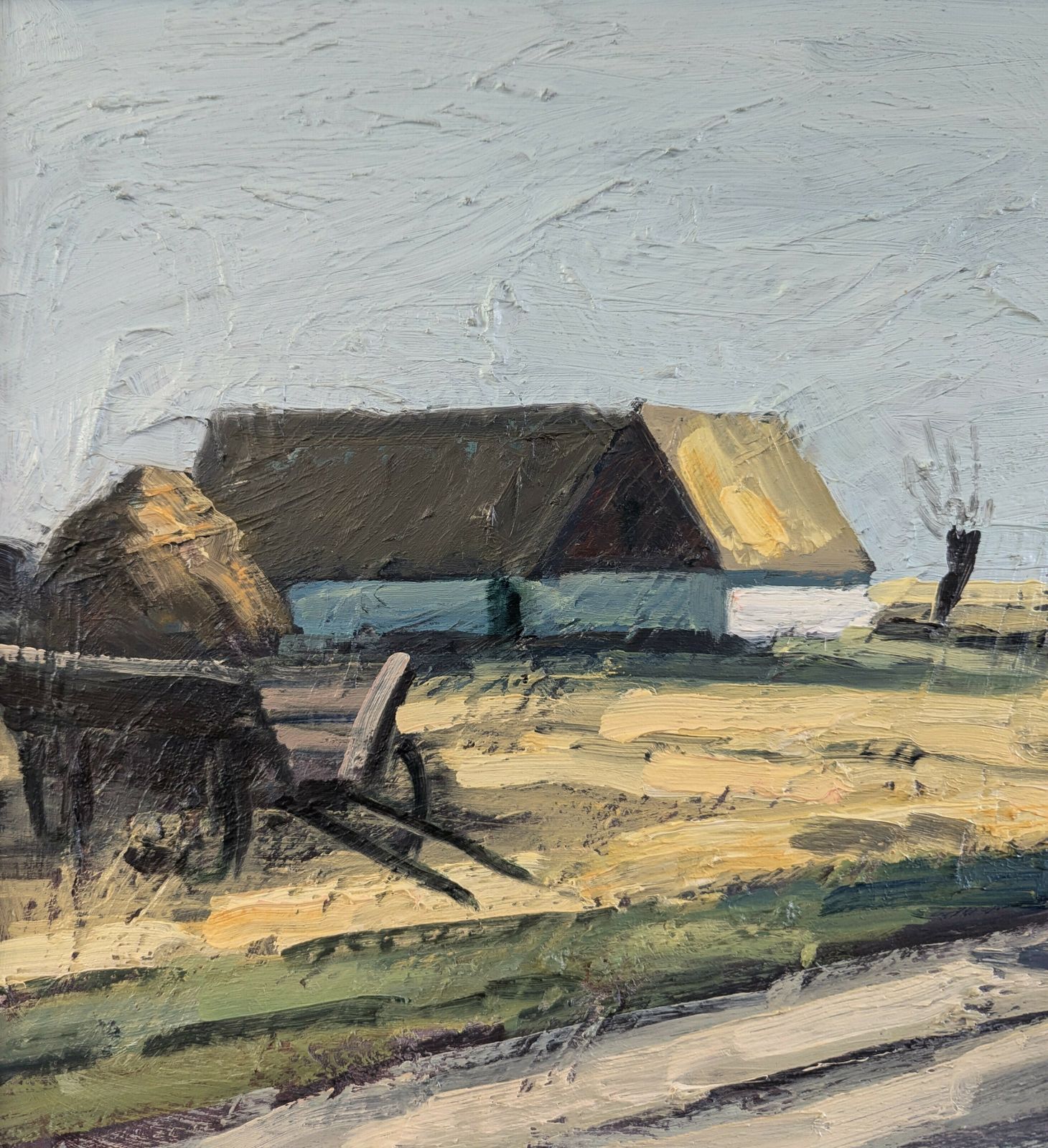 photo for sale Quiet Days On The Farm Oil Painting