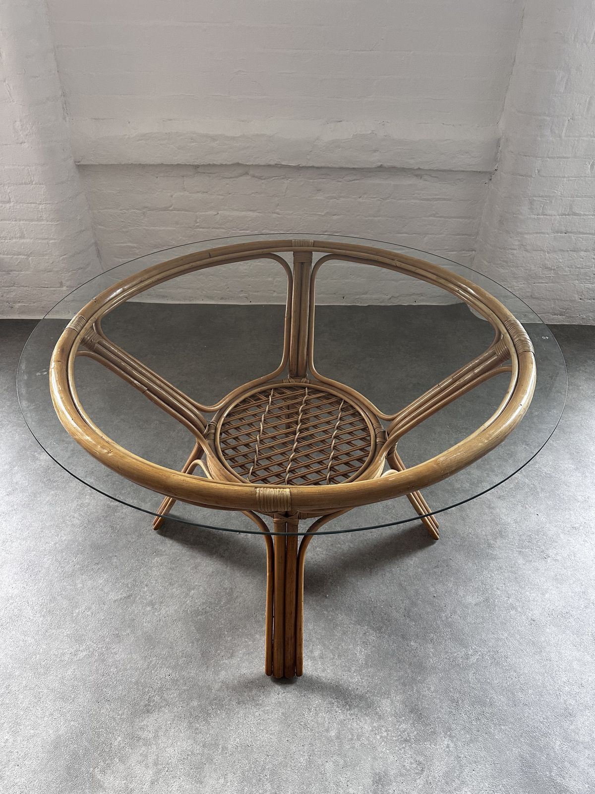 photo for sale Vintage Bamboo Table & 4 Chairs