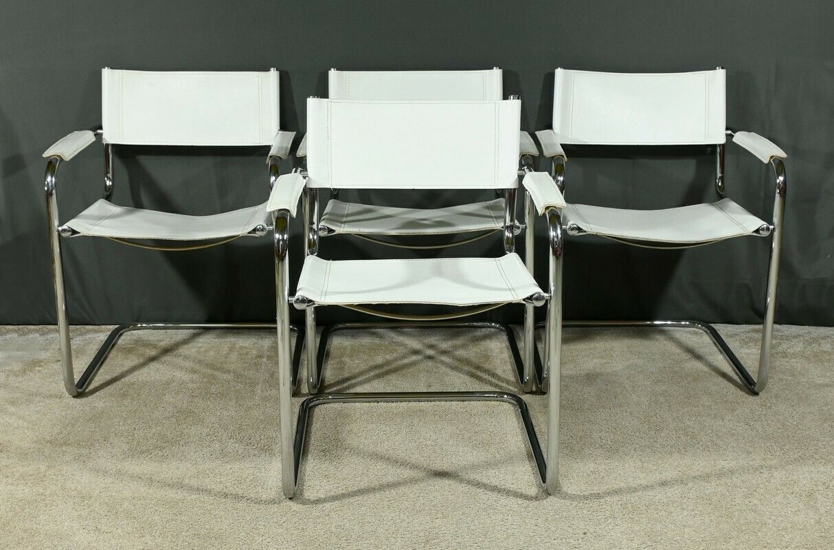 S33 Leather Armchairs, Attributed To M. Stam For Fasem, Italy – 1970 photo furniture