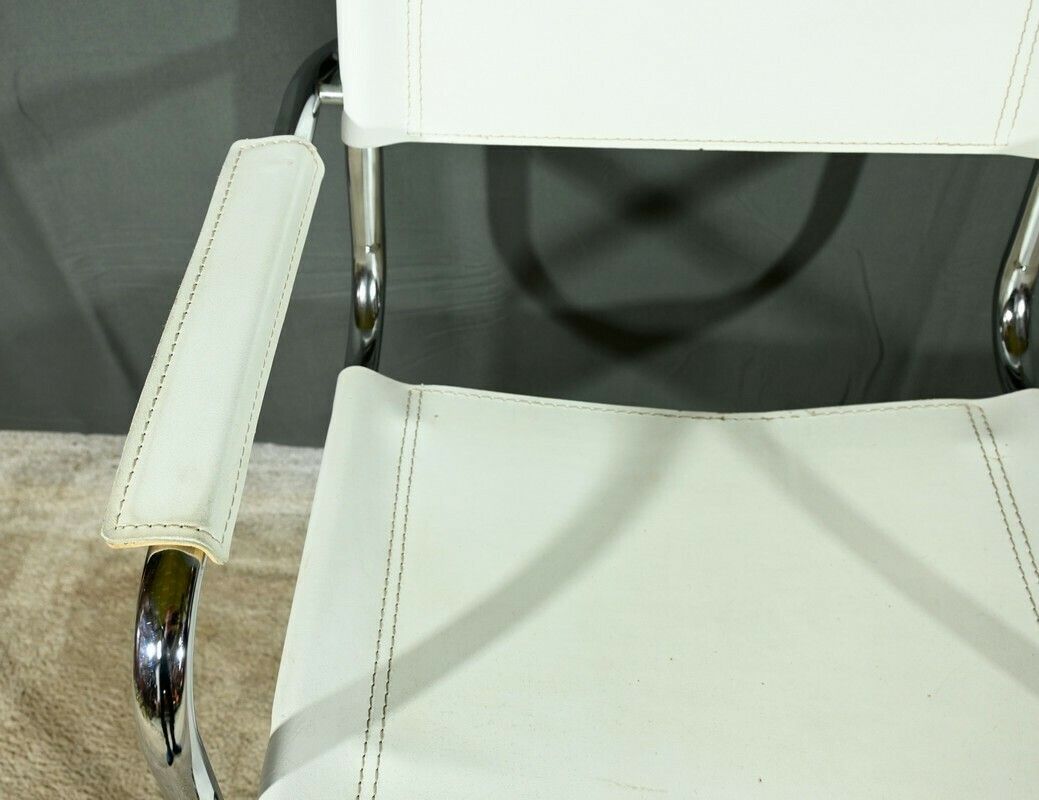 S33 Leather Armchairs, Attributed To M. Stam For Fasem, Italy – 1970 photo vinterior