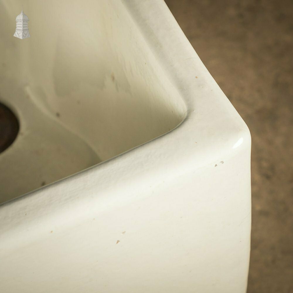 Belfast Butler Sink, Weir Overflow, White Glaze photo 480.0