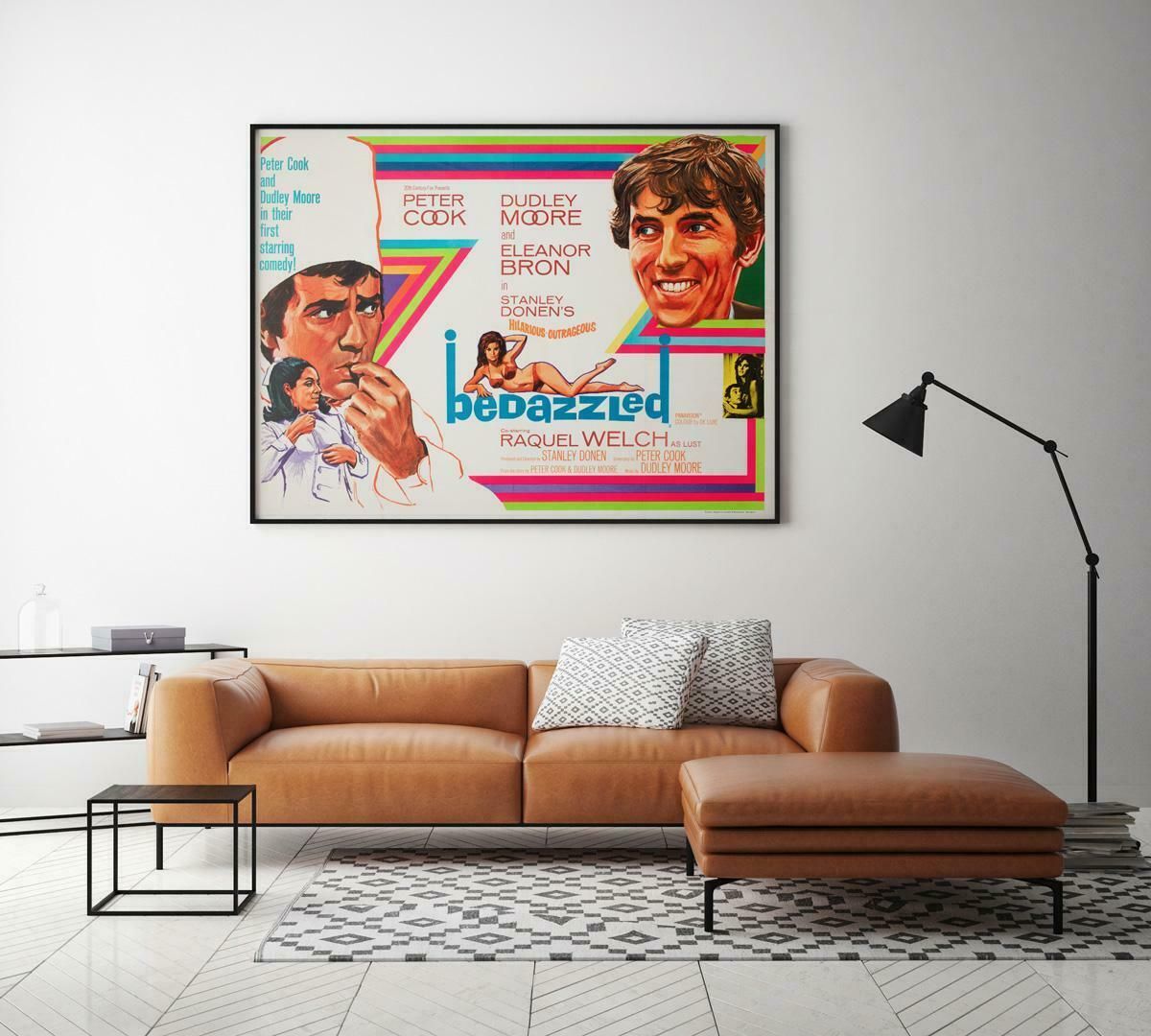 Bedazzled 1967 Uk Quad Film Movie Poster, Tom Chantrell photo furniture