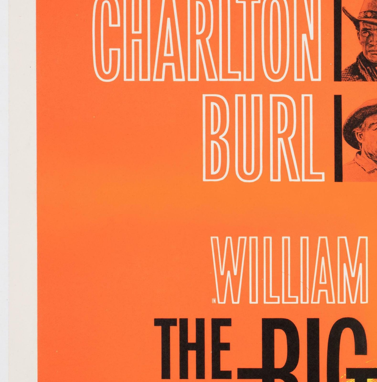"The Big Country" 1958 Us 1 Sheet Style B Film Movie Poster, Saul Bass photo 2390.0