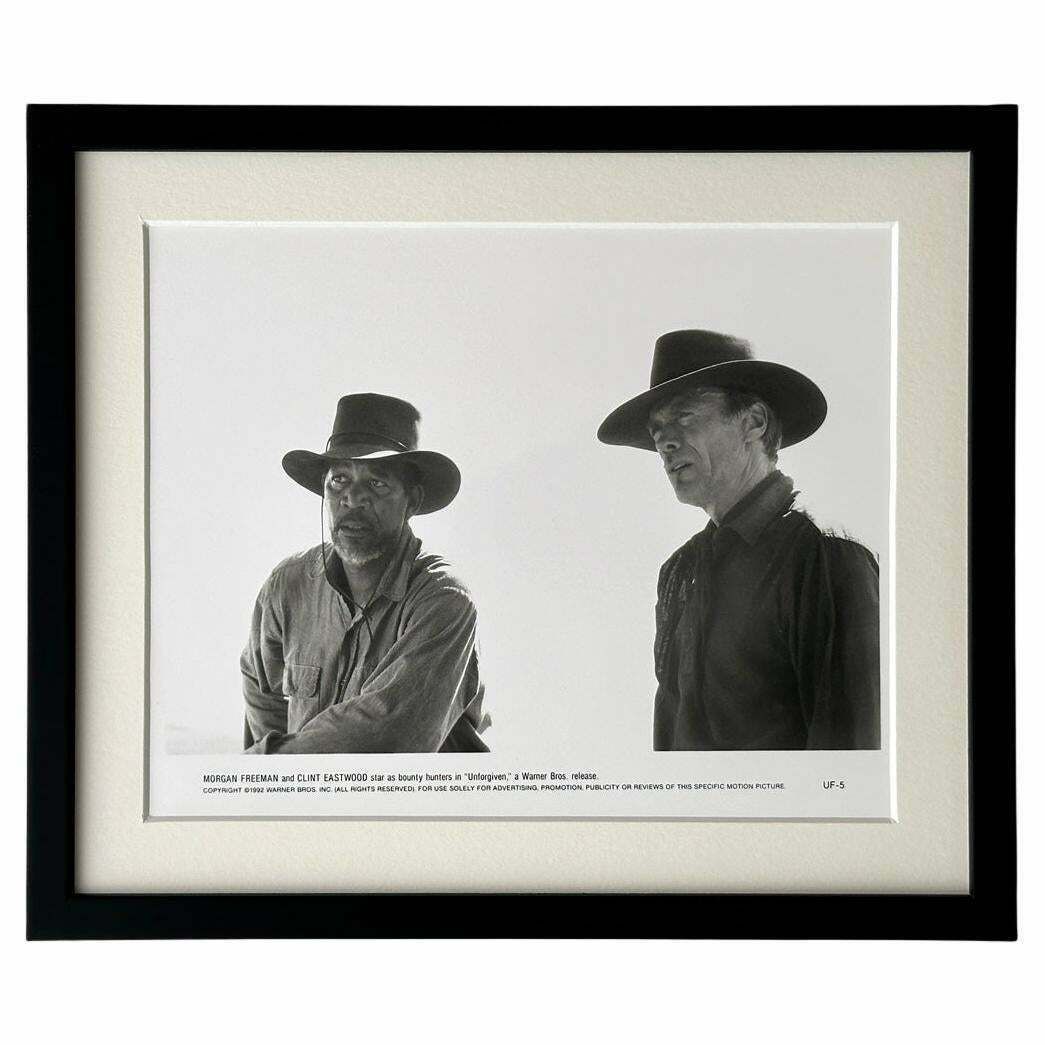 Unforgiven  Publicity Film Still 1992 Clint Eastwood Morgan Freeman   Framed