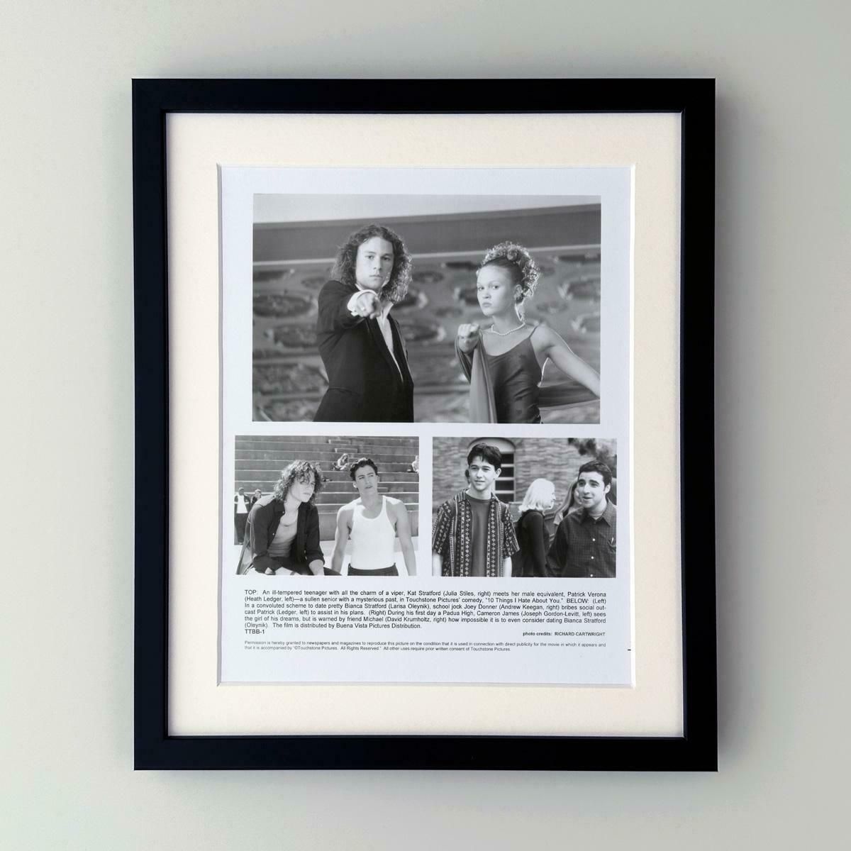 10 Things I Hate About You  (1999)  Publicity Film Still  Framed photo Art