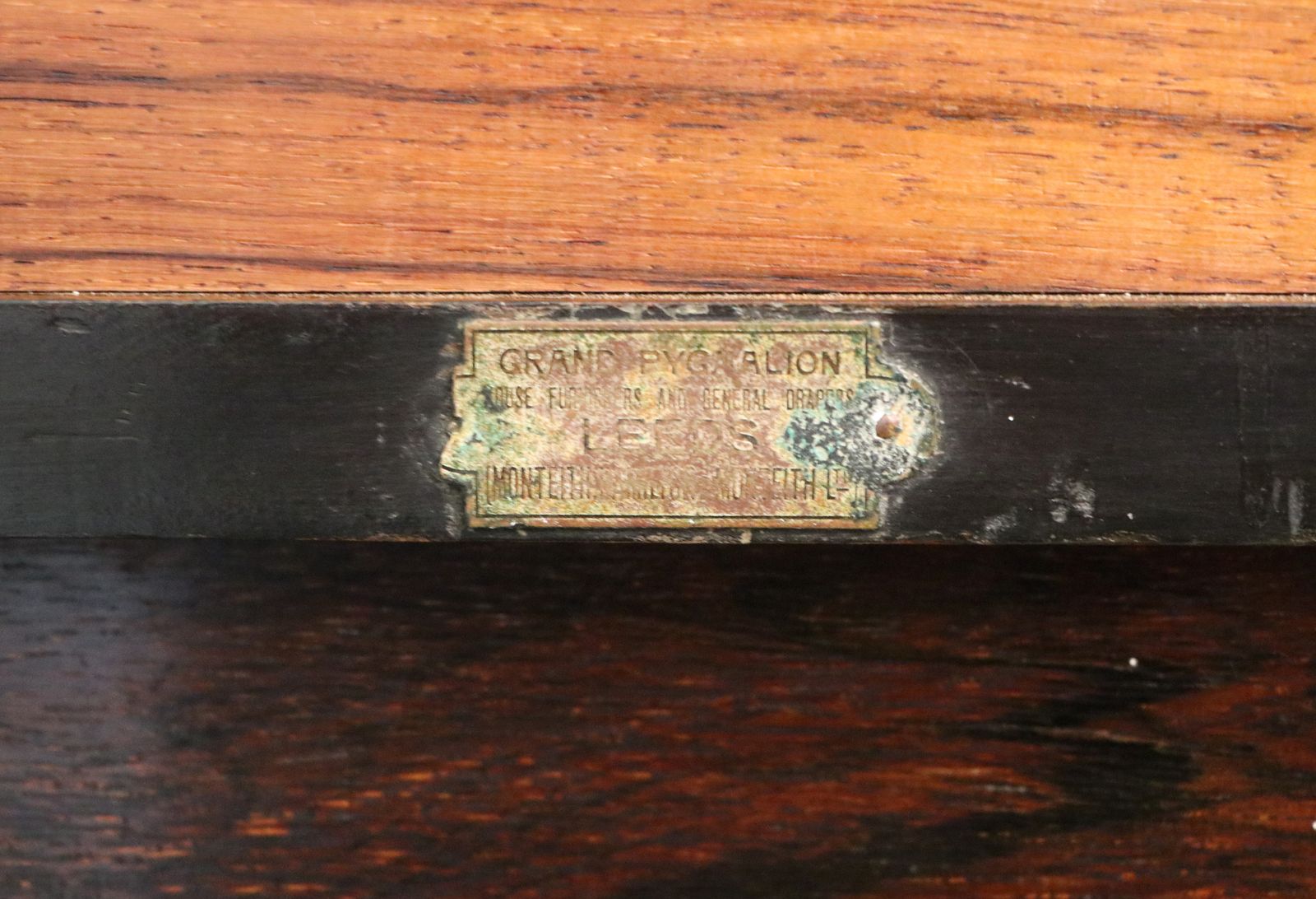 Furniture A Lovely Early 20th Century Sheraton Revival Hardwood Corner. photo