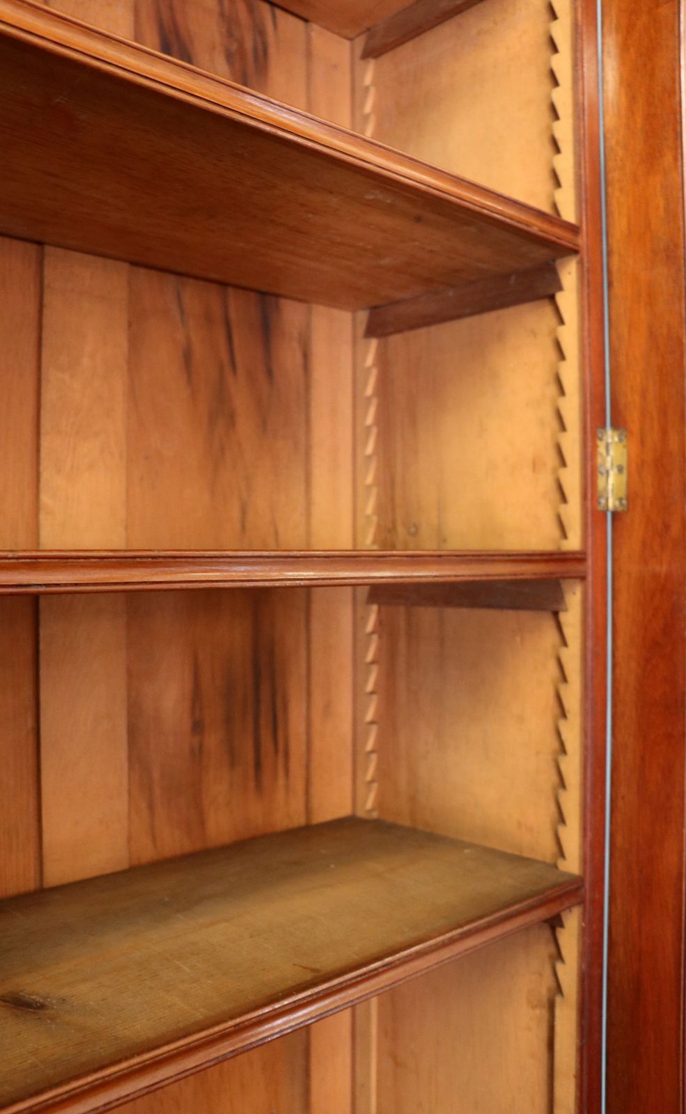 photo vintage For The Fishermen And Culinary Enthusiasts! A Superb, Top Quality Victorian Mahogany Display Cabinet.