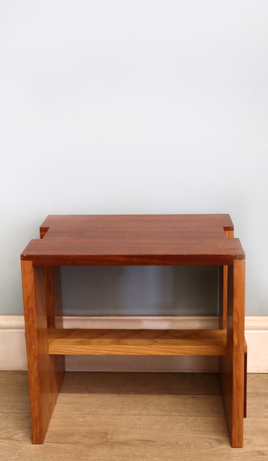 A Lovely 1970/80s Hardwood Stool Design By Craftsman Gordon Warr. photo Furniture