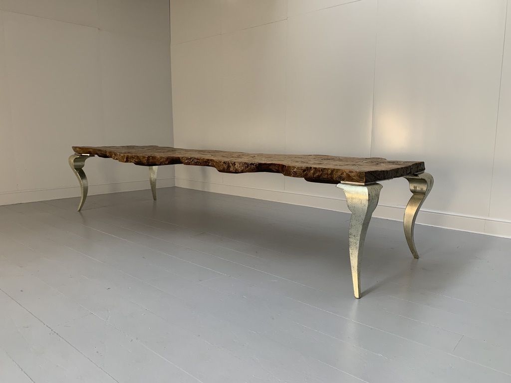 Bizzotto Italia “Sidney” Dining Office Meeting Table – In Solid Briar Wood photo 14900.0