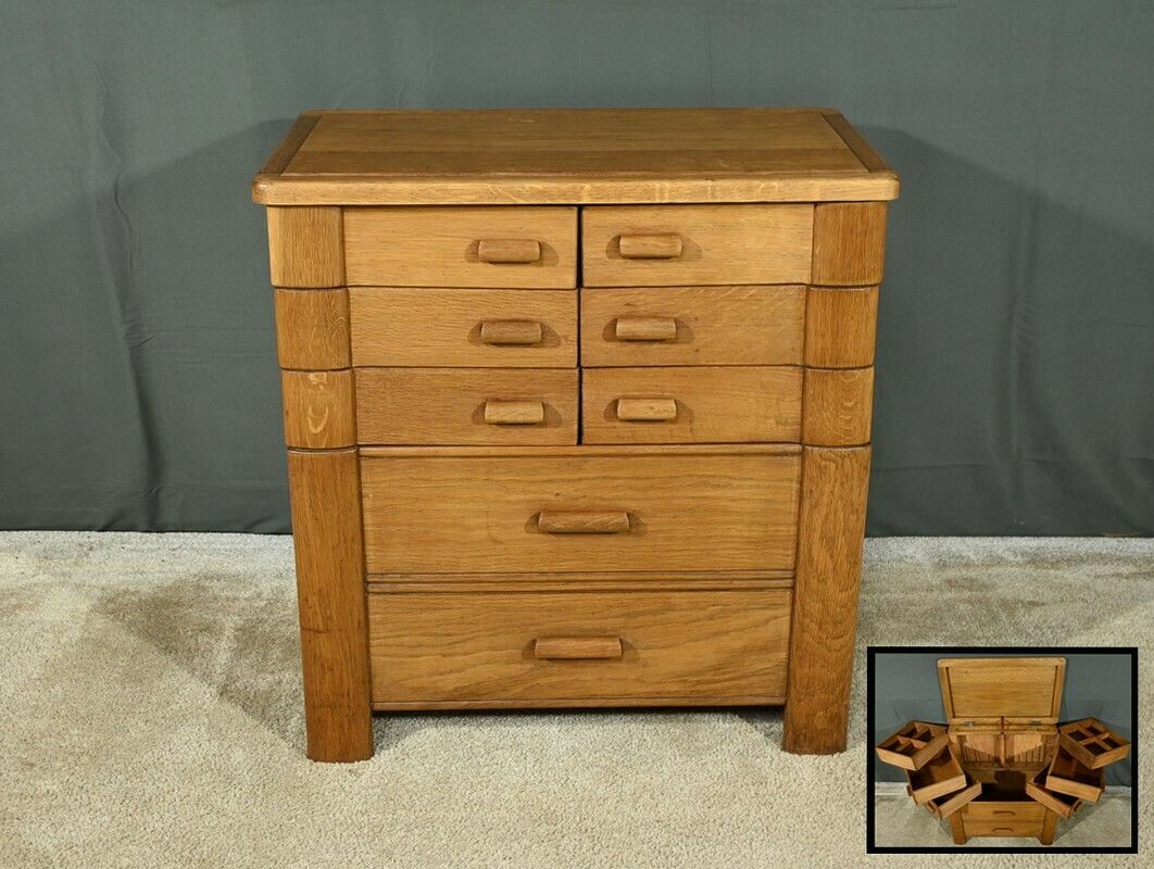 “La Pratique” Worker In Oak, By Créations Chantal For Moda – 1960