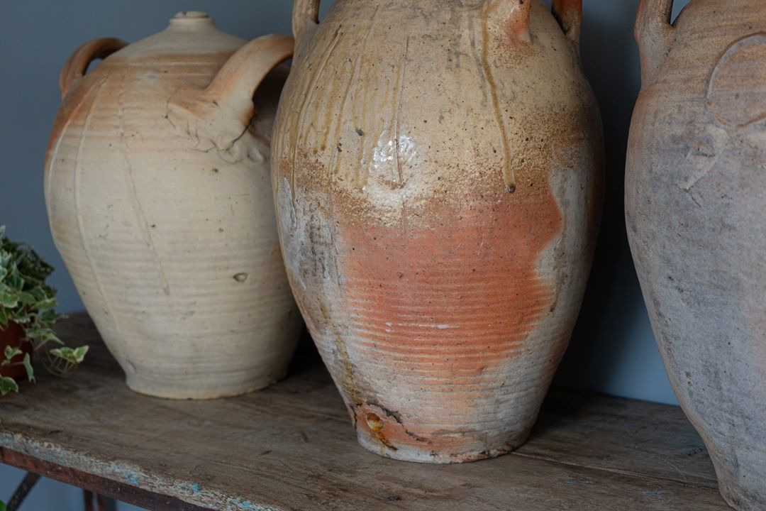 Trio Of French Terracotta Pots photo Home Decor