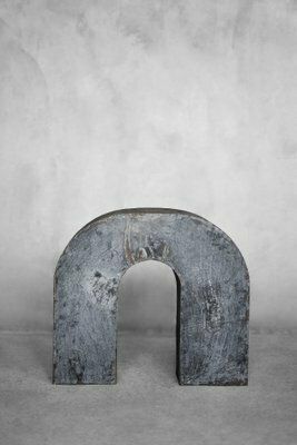 Vintage Groot Industrieel Pools Metalen Letter U, Ca. Jaren 1950 photo 586.0