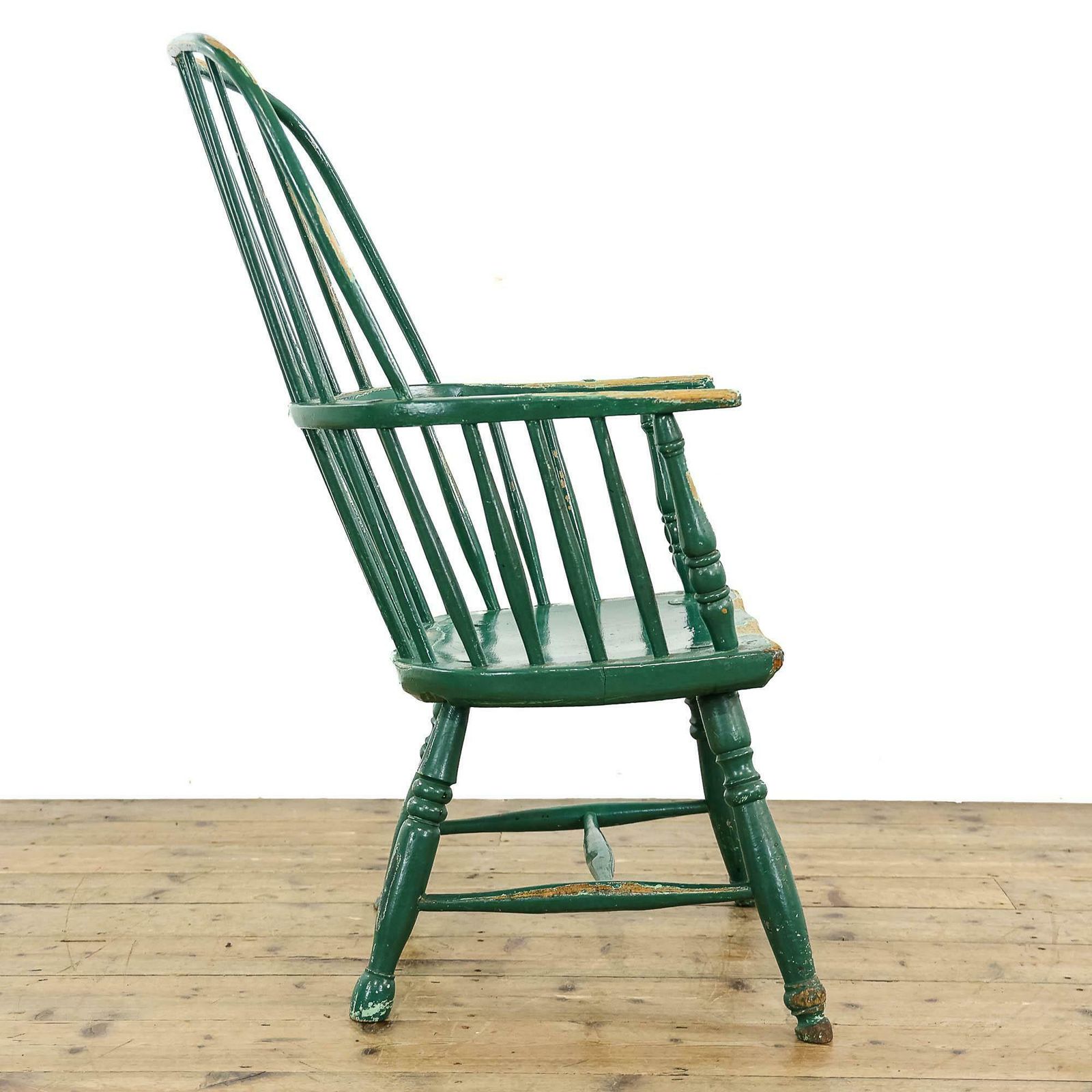 Antique Georgian Windsor Elbow Armchair photo for sale