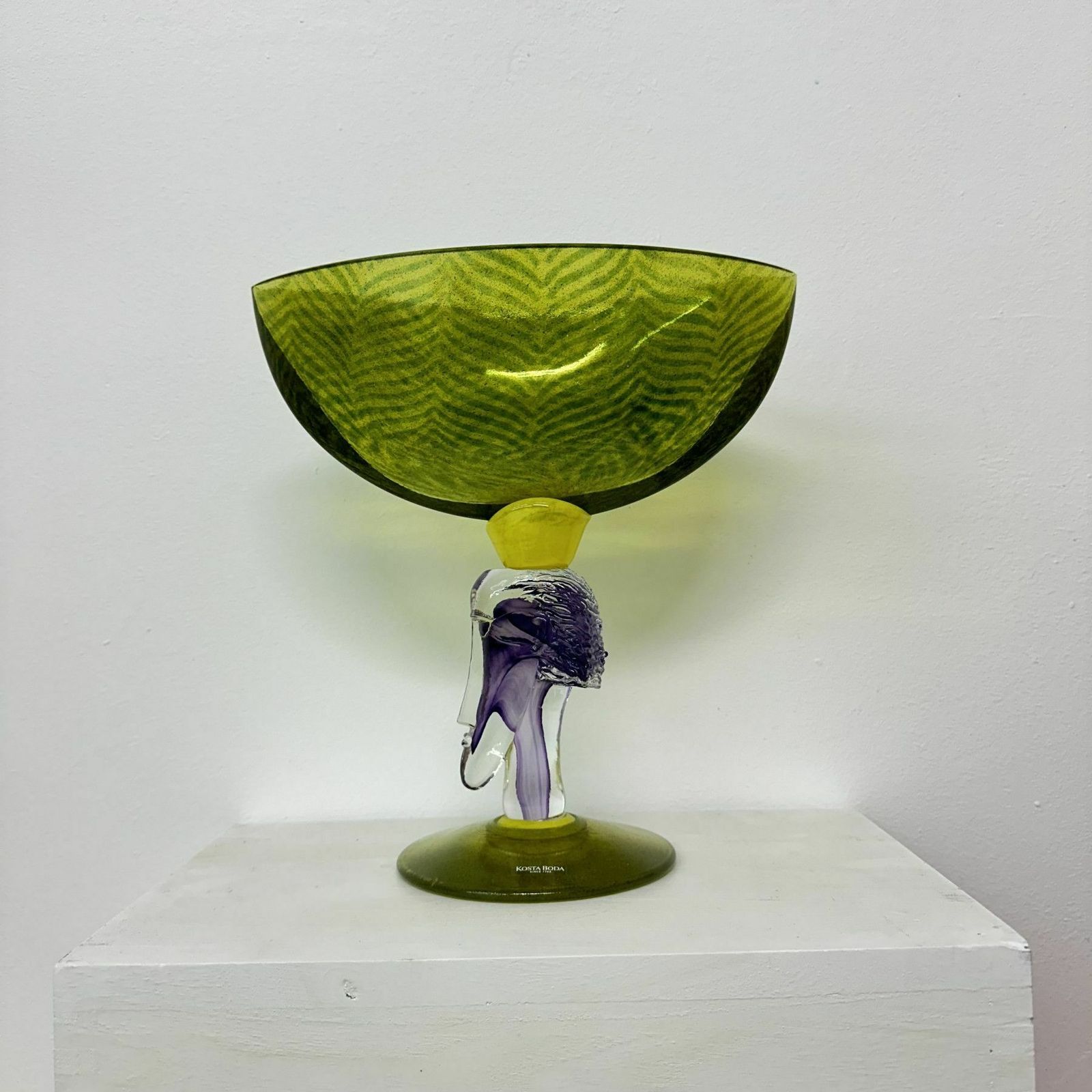 Kjell Engman For Kosta Boda Art Glass Bowl , 1980s photo 989.0