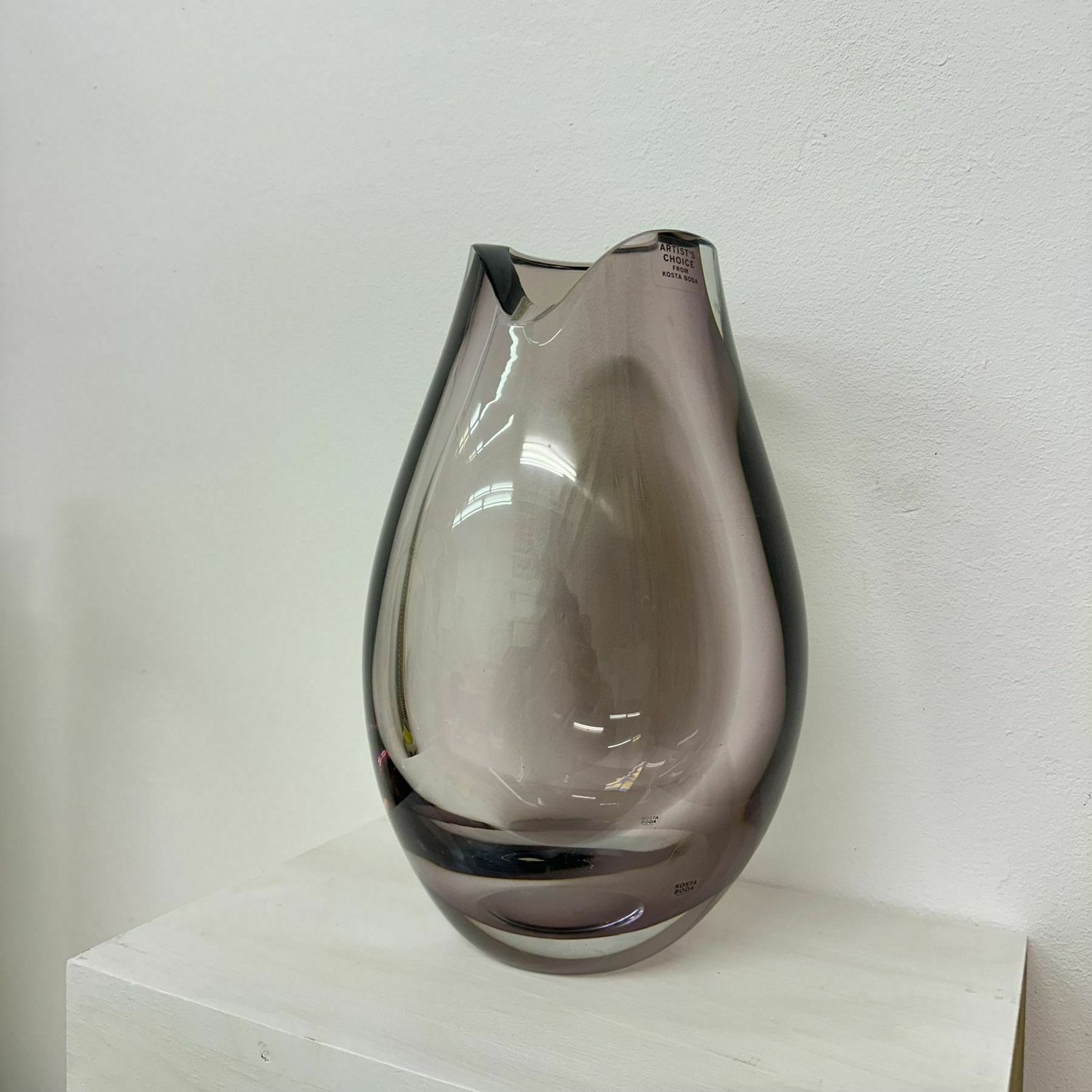 Kosta Boda Art Glass Vase 'Opus' Göran Wärff, 2006 photo furniture