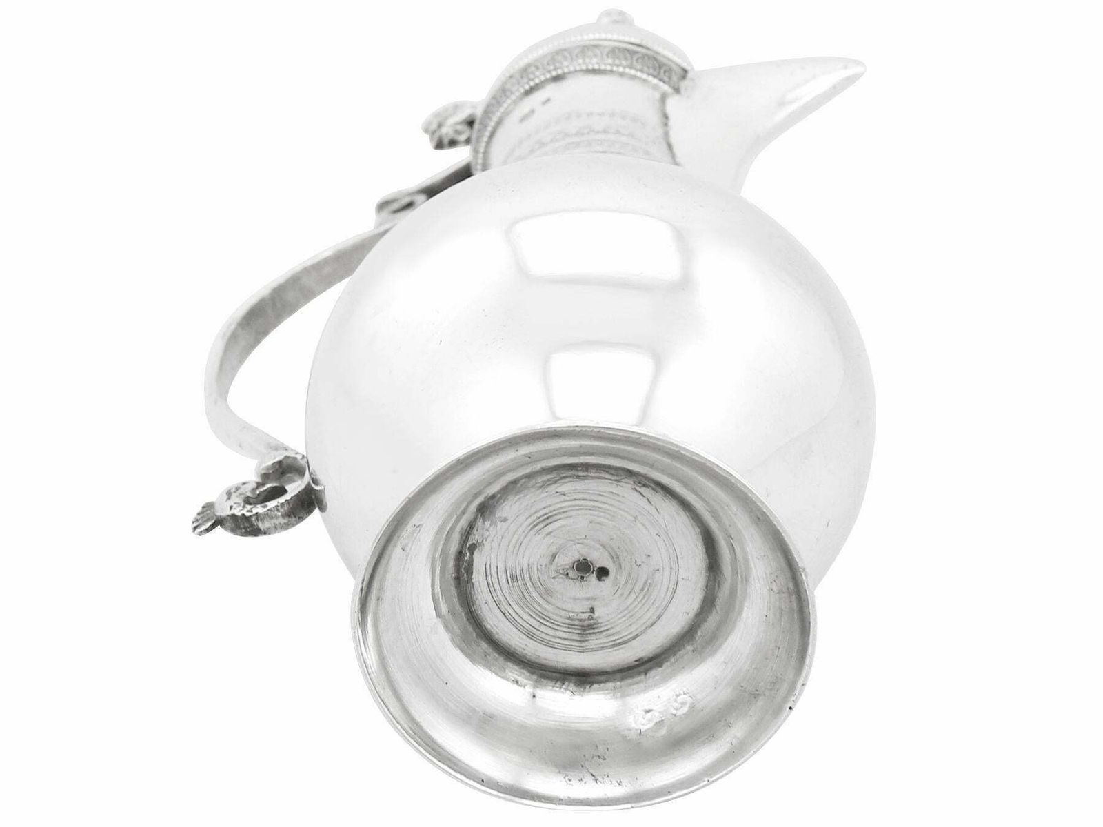Home Decor 1910s Turkish Silver Coffee Jug photo