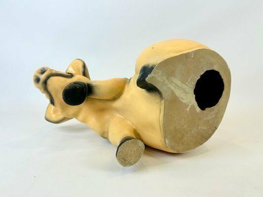 photo furniture Large Vintage Resin Garden Pig Figure, 1980s