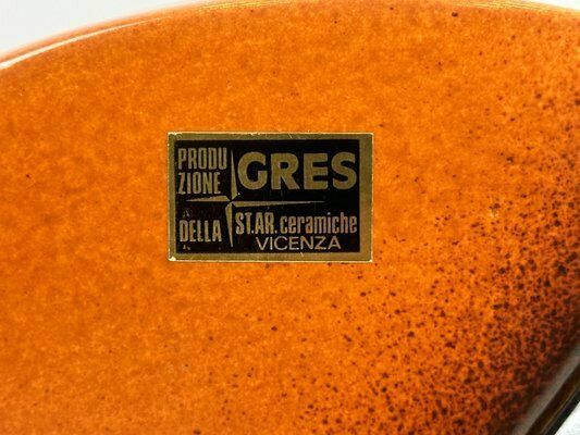 photo vinterior Mid Century Italian Vase By Ennio Lucini For Star Ceramiche Vicenza, 1970s