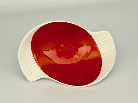 Mid Century Modern Porcelain Ashtray From Wunsiedel Bavaria, 1960s photo furniture
