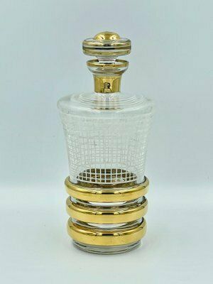 Art Deco Style Bohemian Liquor Set From Borocrystal, 1950s, Set Of 5 photo Home Decor