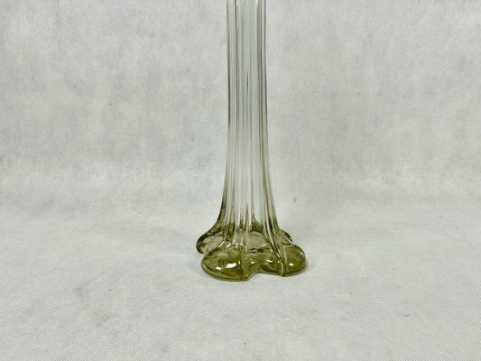 photo furniture Art Deco Crystal Glass Soliflore Vase, 1930s