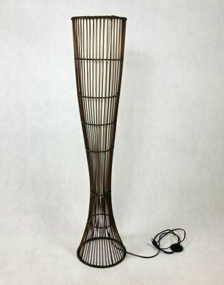 Quent Bamboo Floor Lamp, 1990s photo for sale