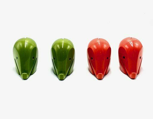 Drumbo Money Boxes By Luigi Colani For Dresdner Bank, 1970s, Set Of 4 photo for sale