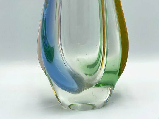 Rhapsody Glass Swan Attributed To Frantisek Zemek For Sklan Mstisov, 1960s photo vinterior