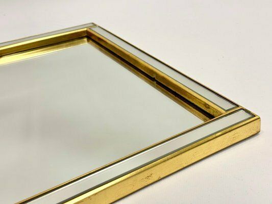 Belgium Brass Mirror From Deknudt, 1970s, Set Of 2 photo Home Decor