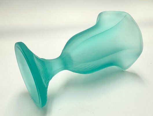 Vintage Frosted Glass Tulip Dessert Cups, 1960s, Set Of 8 photo vinterior